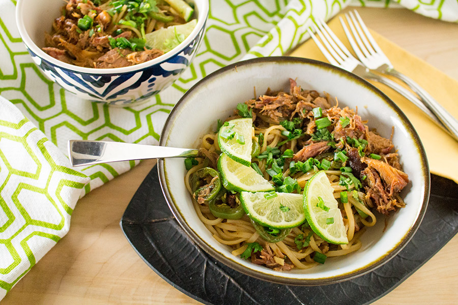 Spicy Pork Noodle Bowl Recipe Chili Pepper Madness
