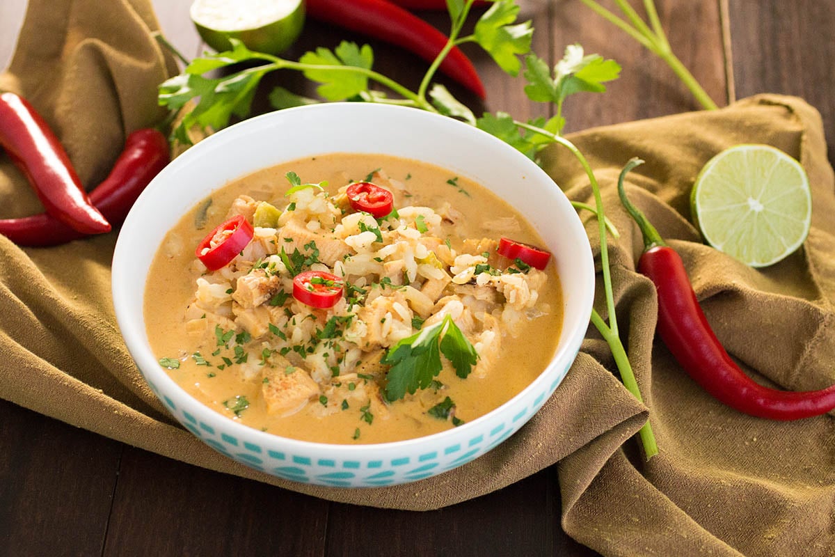 Spicy Thai Curry Chicken Soup – Recipe