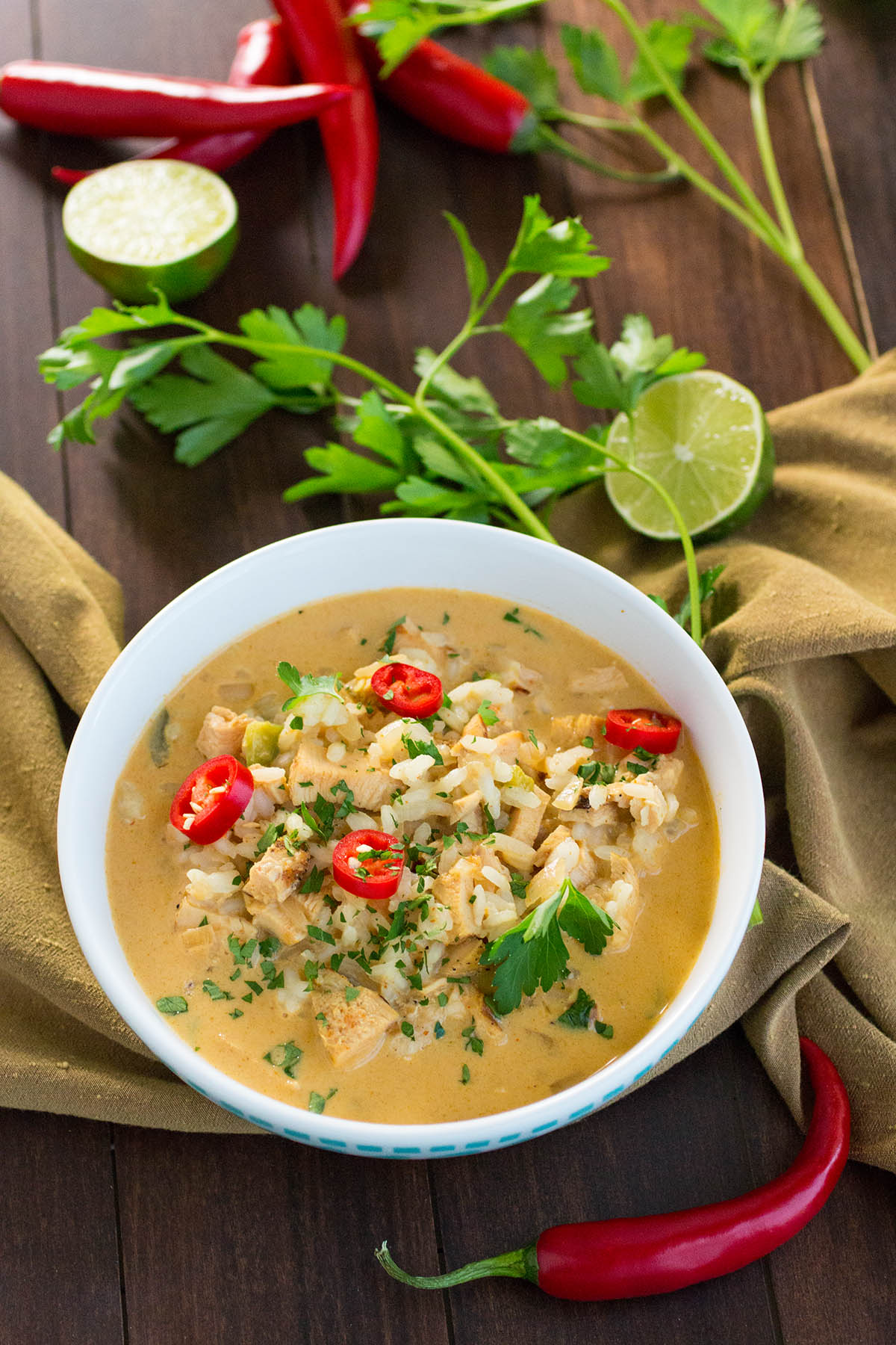 Spicy Thai Curry Chicken Soup – Recipe