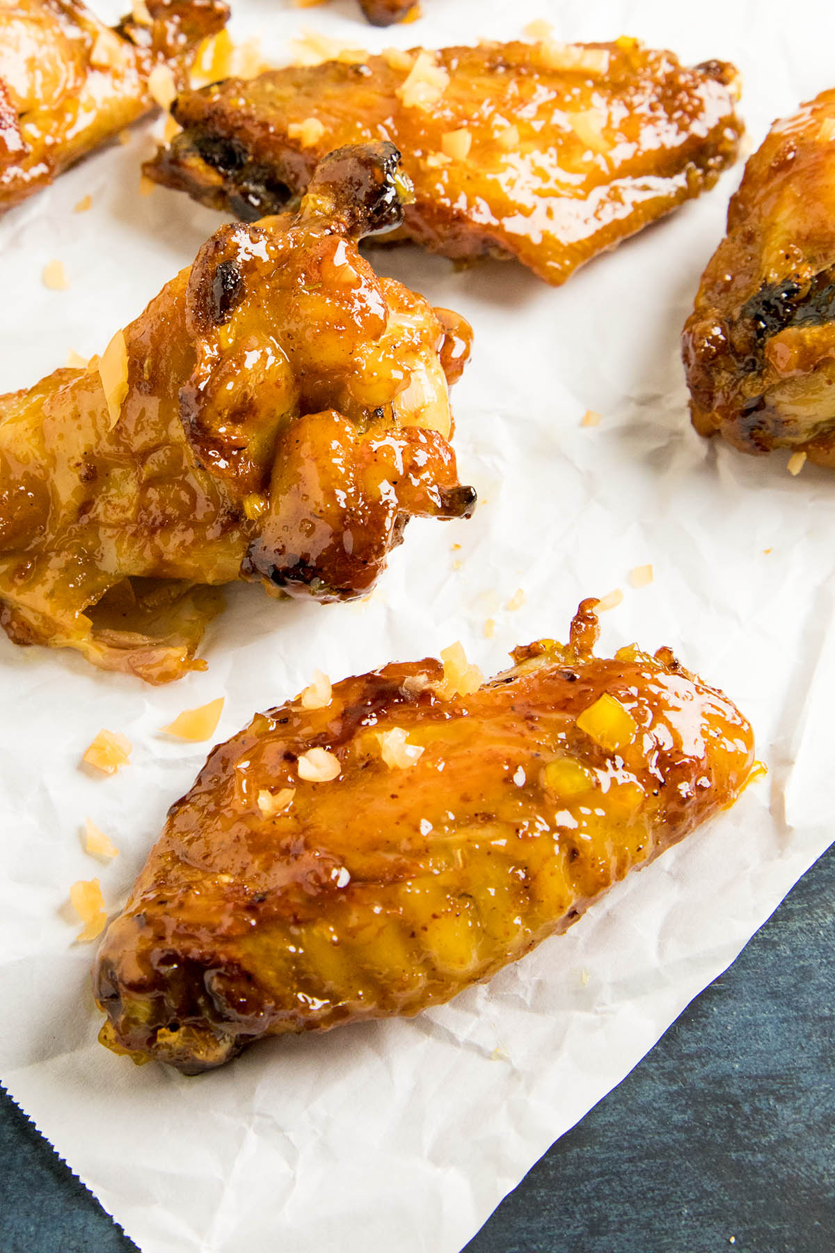 Homemade Sticky Habanero Glazed Chicken Wings