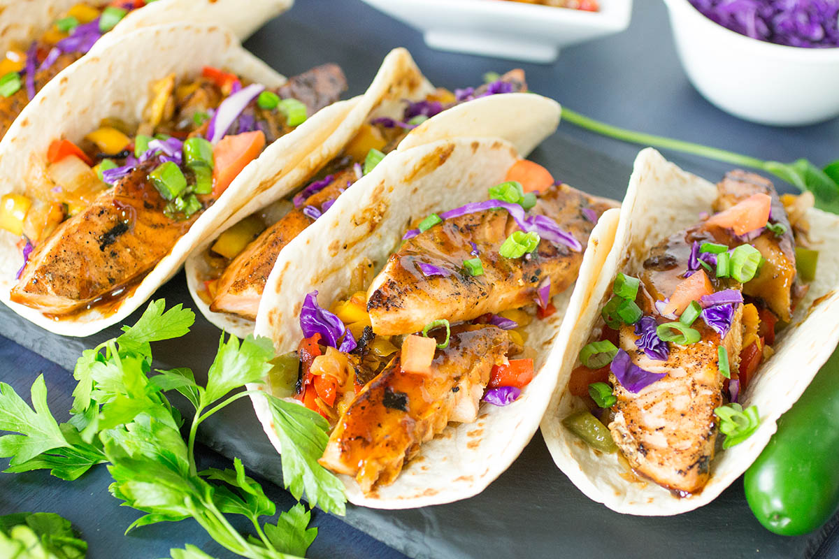 Szechuan Salmon Tacos – Recipe