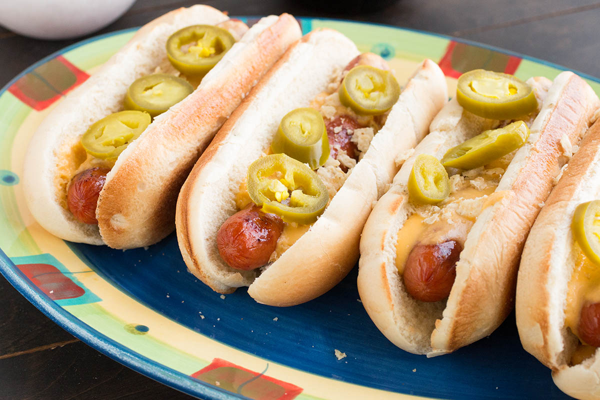 The Ultimate Summer Nacho Dog looking amazing.