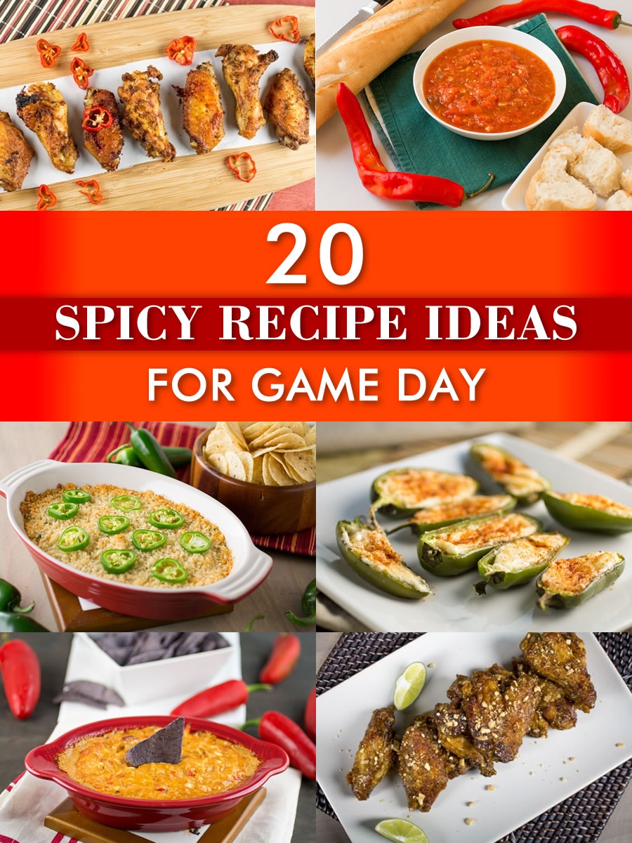 20 spicy recipe ideas for game day