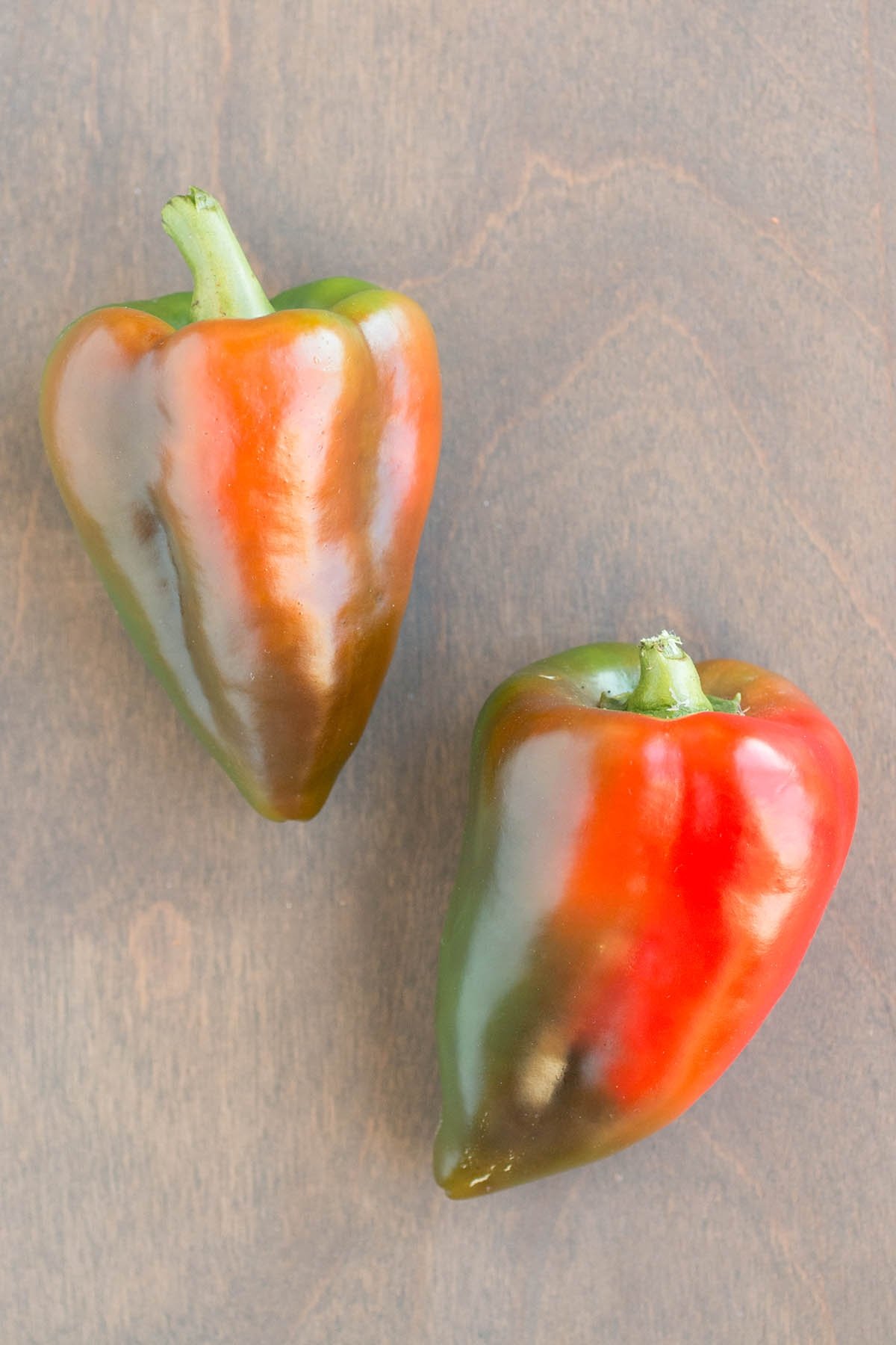 Two Sweet Apple Peppers.