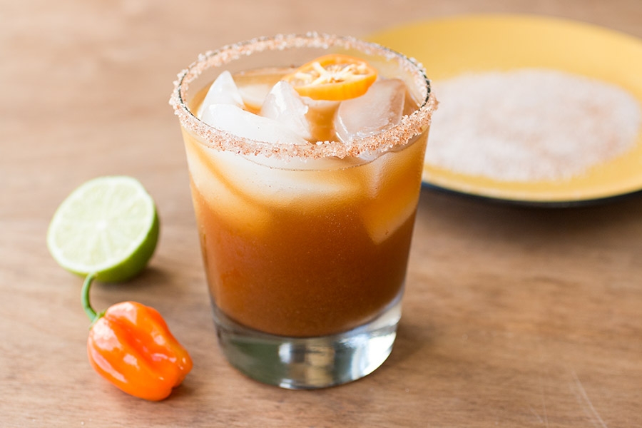 habanero pumpkin spiced margarita