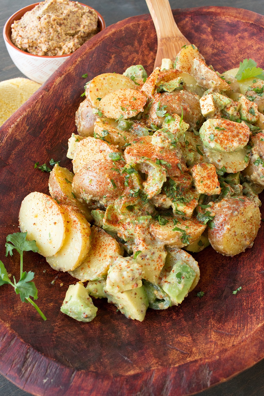 smoked potato-avocado potato salad recipe