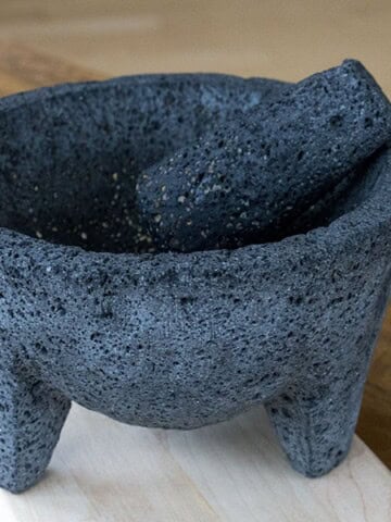 How to Cure A Molcajete.