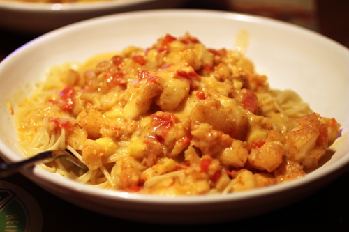 lobster pasta – thermidor style