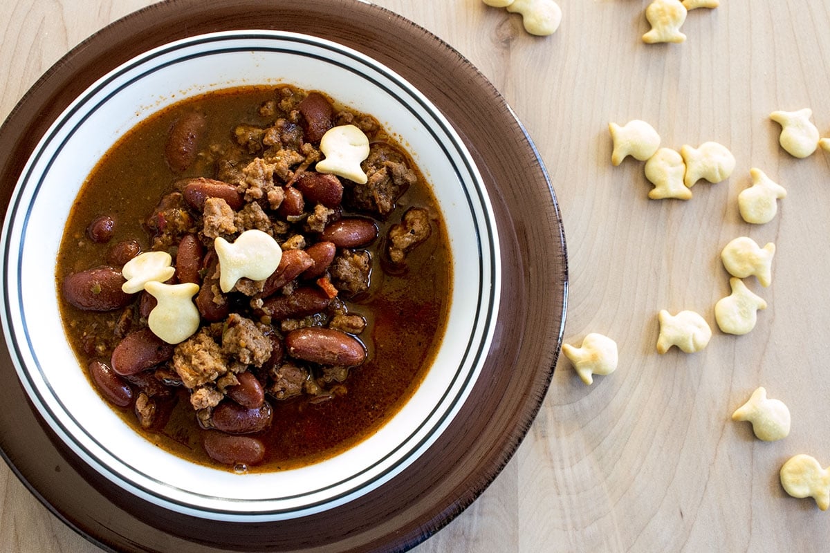 red bean pork and beef chili