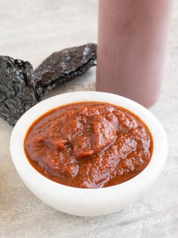 Ancho BBQ Sauce served and looking extra inviting