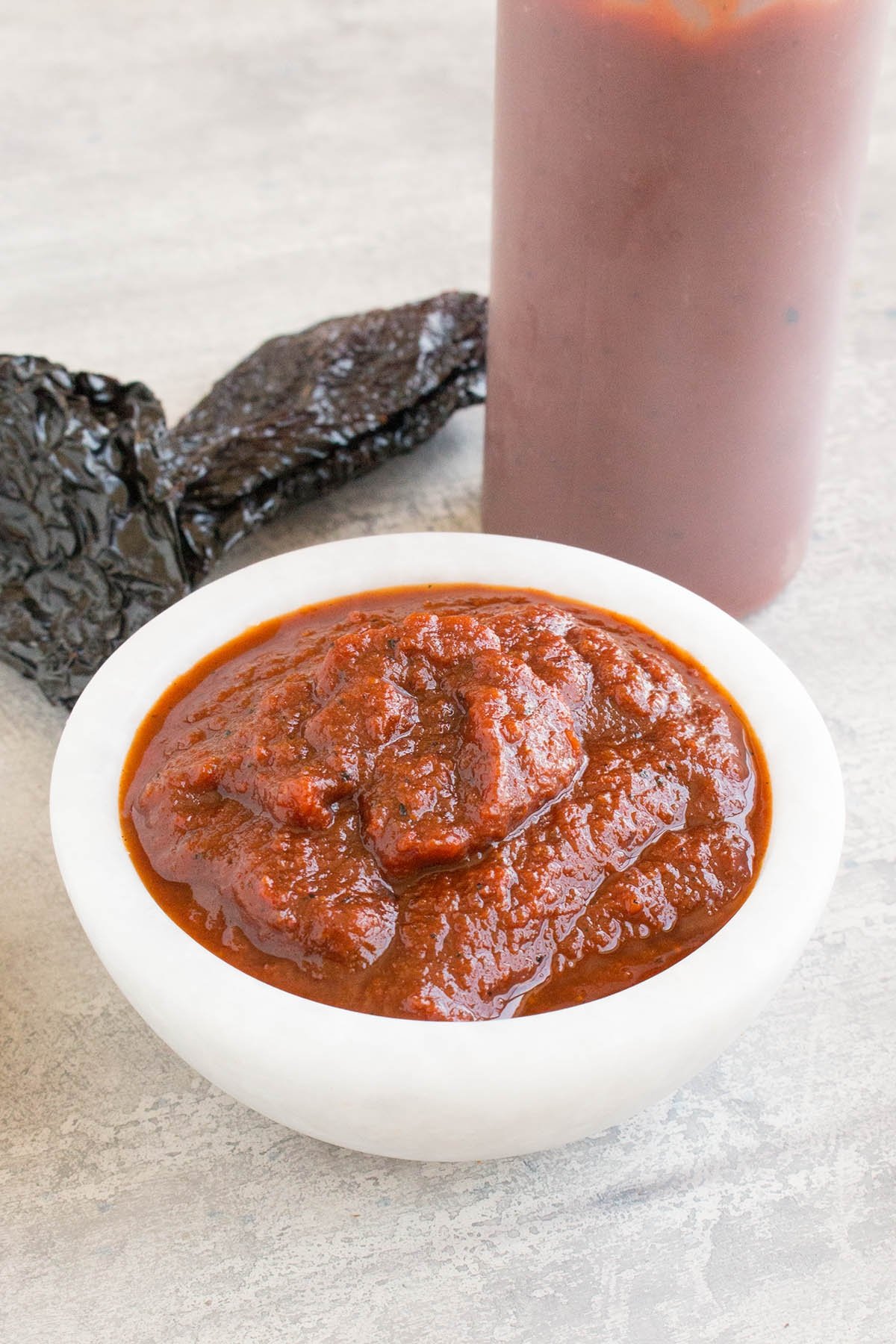 Ancho BBQ Sauce served and looking extra inviting