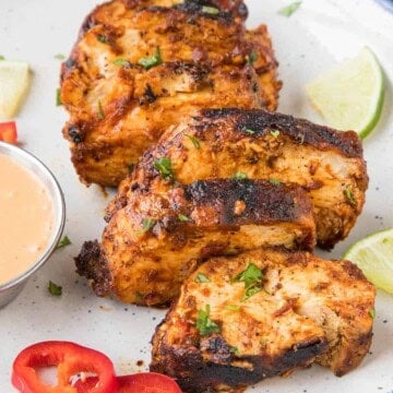 Quick and Easy Chipotle Chicken served hot