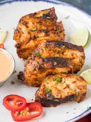 Quick and Easy Chipotle Chicken served hot