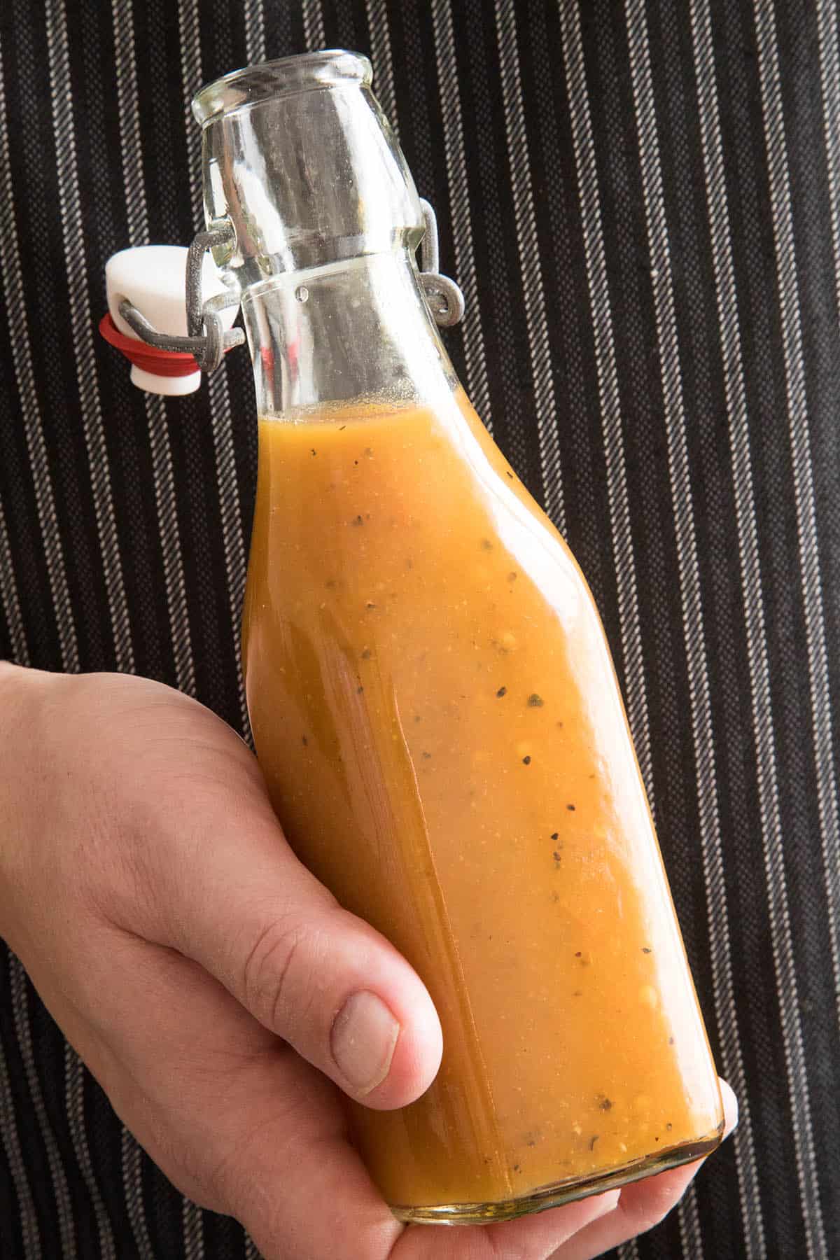 Peach Scotch Bonnet Hot Sauce Recipe - Will easily last a year or longer.