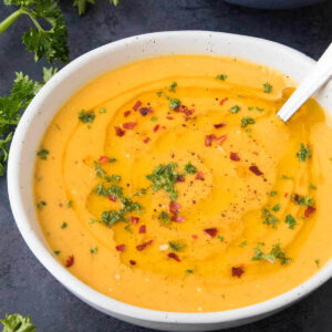 30-Minute Spicy Sweet Potato Soup Recipe