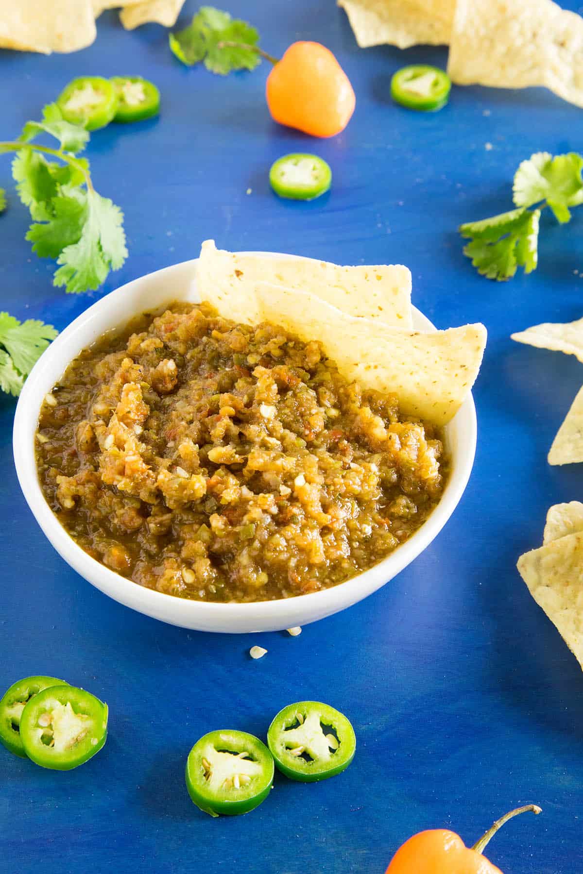 Fiery Mango Salsa in a bowl