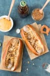 Grilled Beer Brats with Homemade Beer Cheese - Recipe