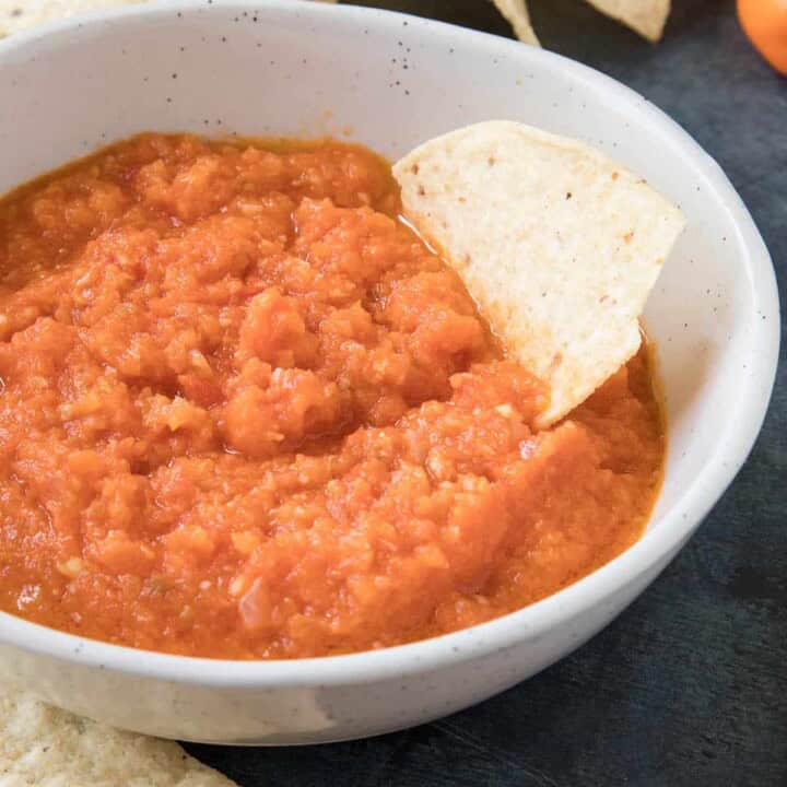 Habanero Salsa in a bowl