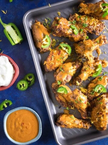 Jalapeno Cheddar Chicken Wings Recipe