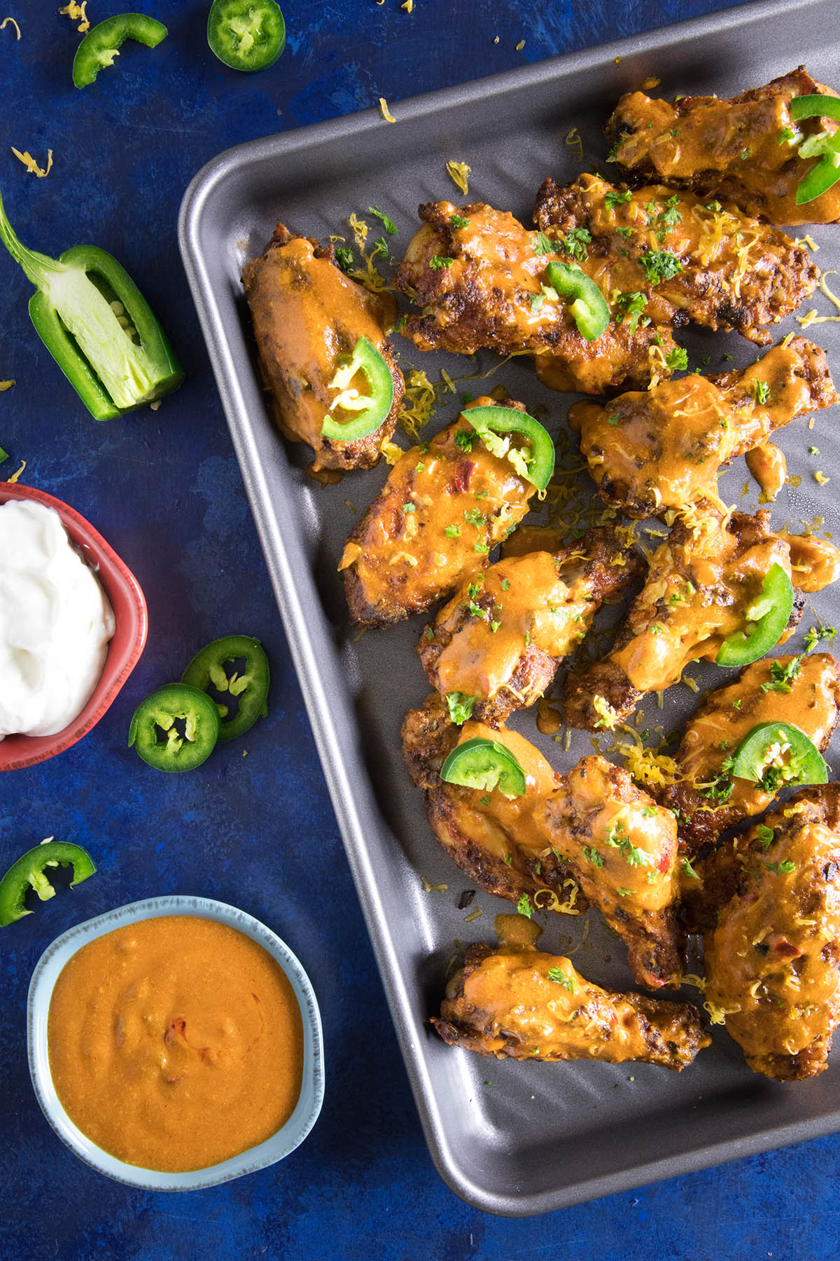 Jalapeno-Cheddar Chicken Wings - Recipe - Chili Pepper Madness