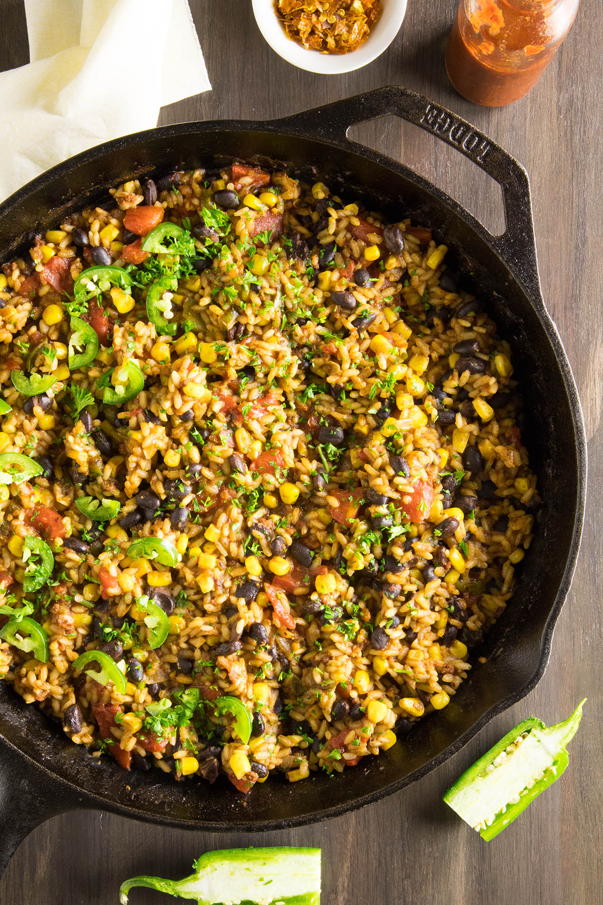 Mexican Rice with Chorizo and Black Beans - One-Pan Recipe