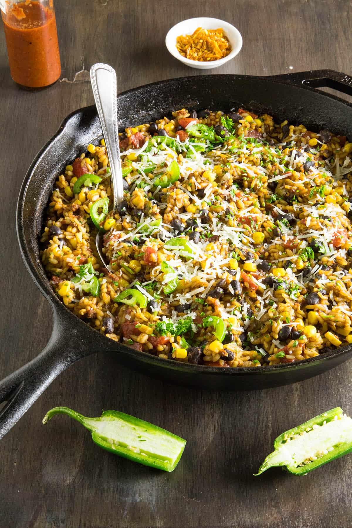 Mexican Rice Recipe with Chorizo and Black Beans - Chili Pepper Madness