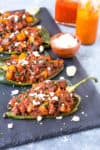 Picadillo Stuffed Poblano Peppers Recipe