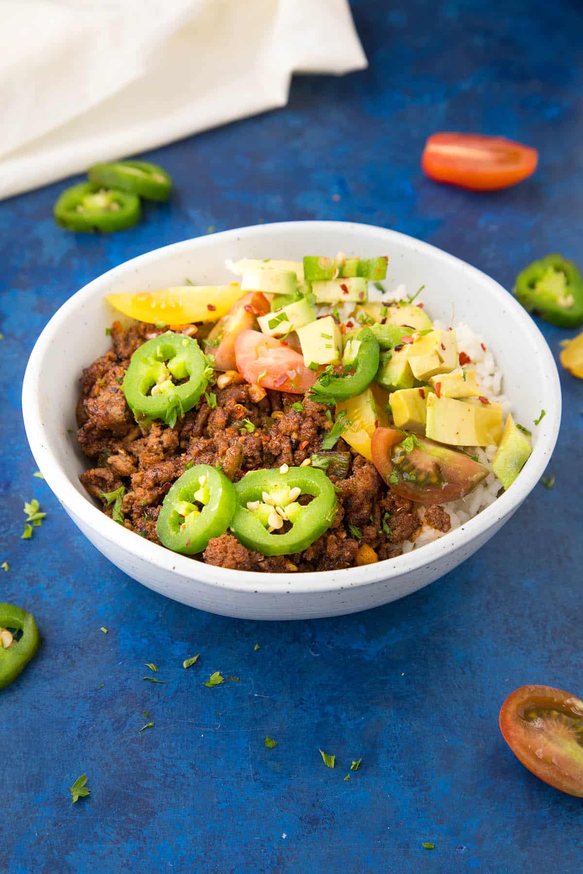 Easy Taco Bowls are ready in 20 minutes. Here is the recipe.