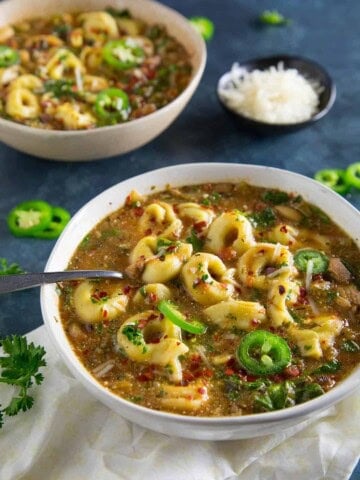 Zesty Chicken Tortellini Soup Recipe