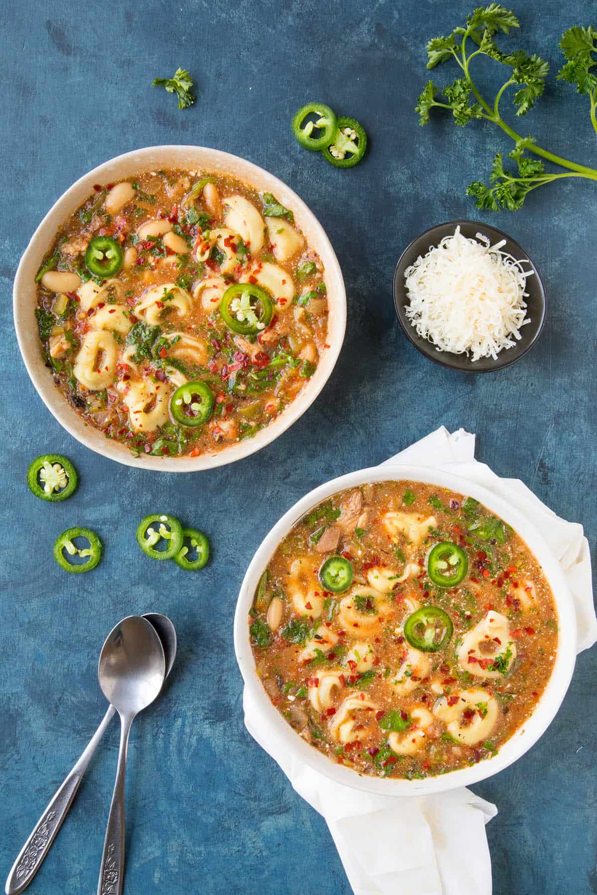 Zesty Chicken Tortellini Soup - Here is the Recipe