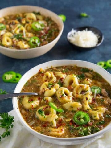 Zesty Chicken Tortellini Soup Recipe