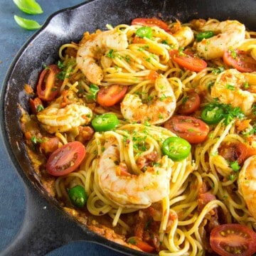 Cajun Shrimp Pasta with Red Sauce - Recipe