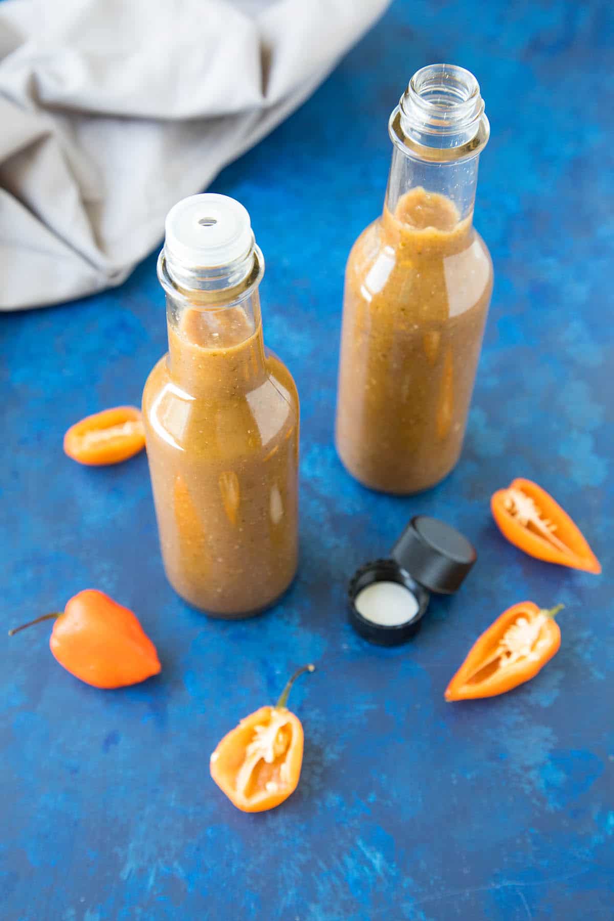 2 Bottles of Mango Habanero Hot Sauce - Nice and Spicy