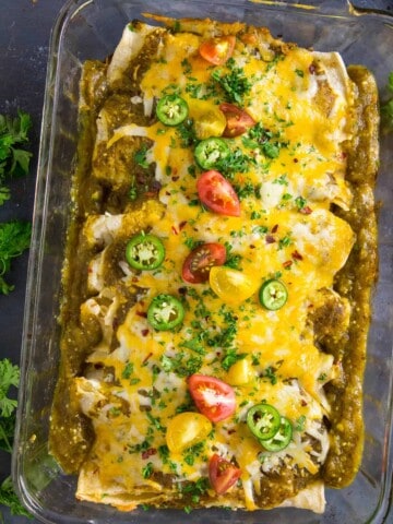 Chicken Enchiladas Verde - Recipe