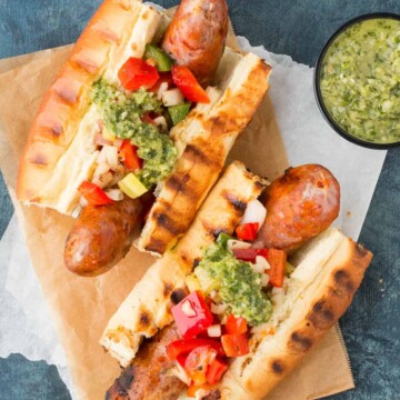 Choripan Argentina Recipe (Grilled Argentinian Chorizo)