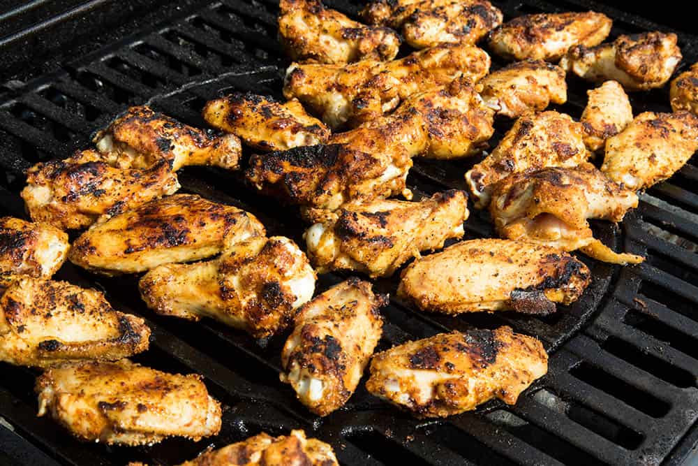 Ghost Pepper Chicken Wings on the Grill