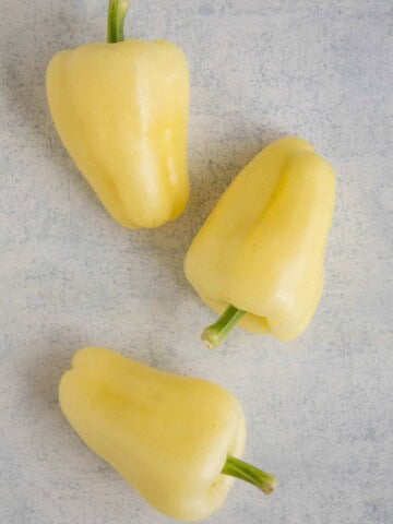 Albino Chili Peppers