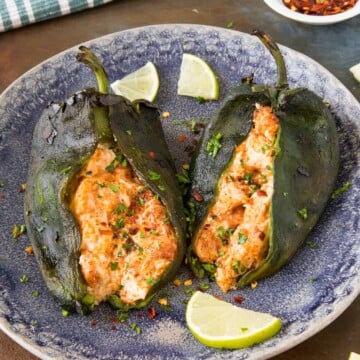 Cream Cheese Stuffed Poblano Peppers - Recipe