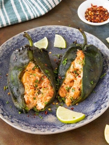 Cream Cheese Stuffed Poblano Peppers - Recipe