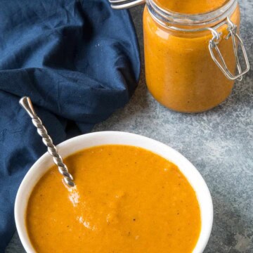 Roasted Red Hatch Chile Sauce - Recipe