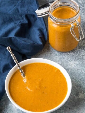 Roasted Red Hatch Chile Sauce - Recipe