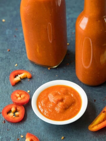 Roasted Red Jalapeno Pepper Hot Sauce - Recipe
