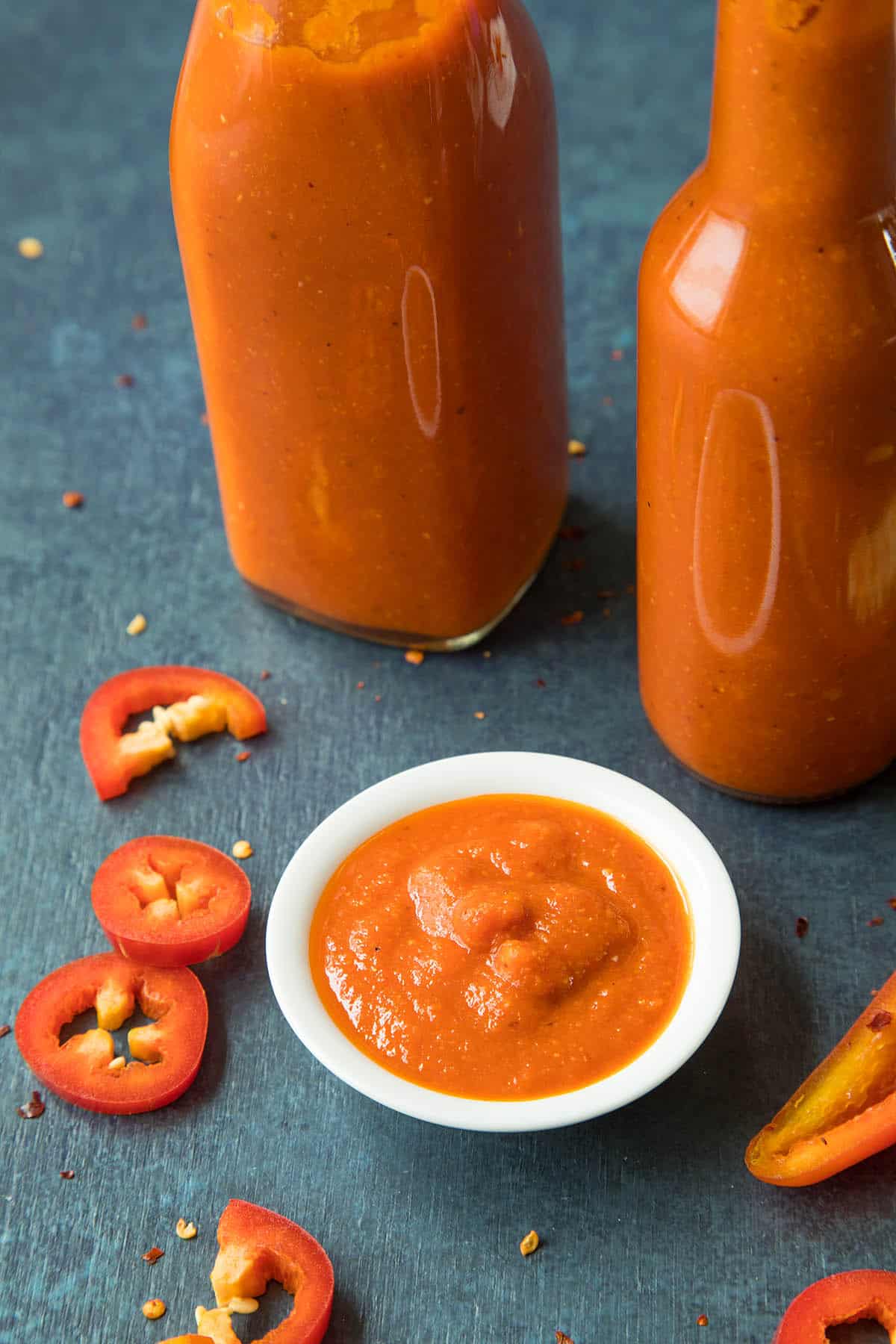 Roasted Red Jalapeno Pepper Hot Sauce