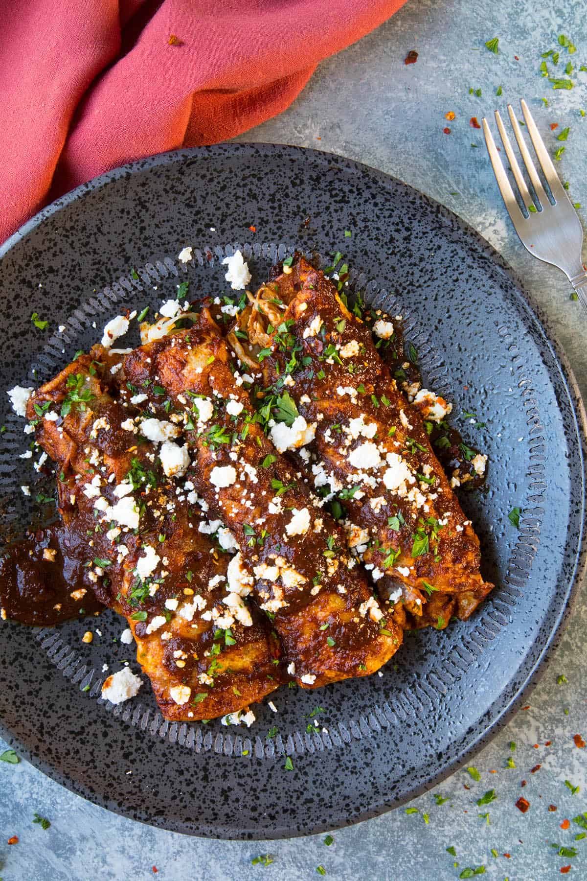 Chicken Enchiladas Rojas - Ready to Eat
