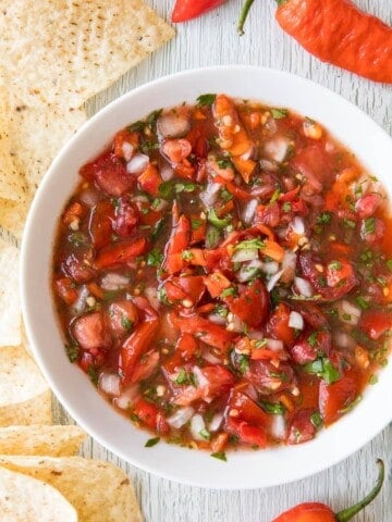 Fresh Ghost Pepper Salsa