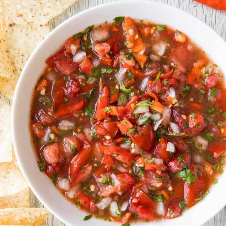 Fresh Ghost Pepper Salsa