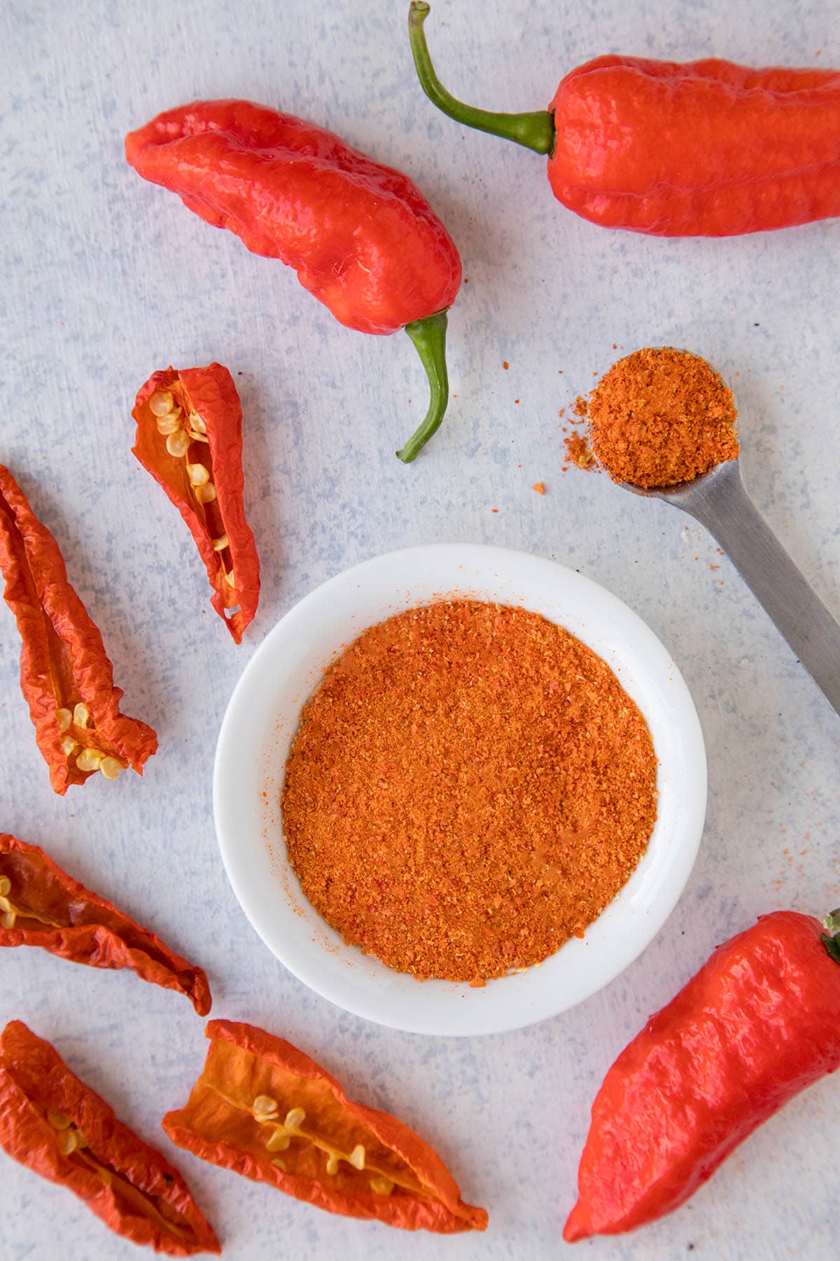 Homemade Ghost Pepper Powder - Ready to spice up your dishes