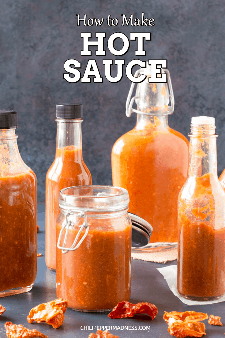 How to Make Hot Sauce - The Ultimate Guide - This guide will teach you how to make hot sauce of different types, including many recipes and tips, fermenting information, preserving hot sauce, and how to start a hot sauce business. #HotSauce #Spicy #MakingHotSauce