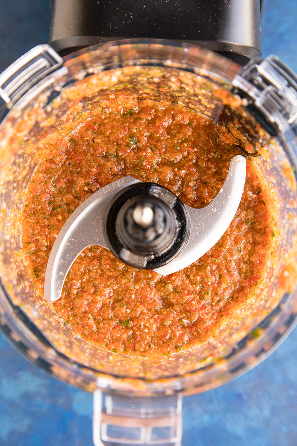 Peri Peri Sauce in a Mixer