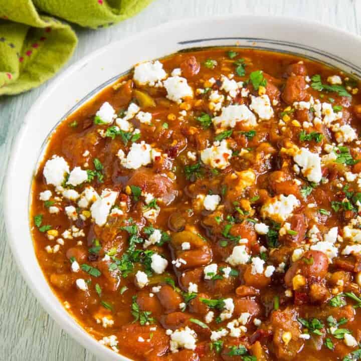 Pork Chili with Roasted Hatch Peppers - Recipe